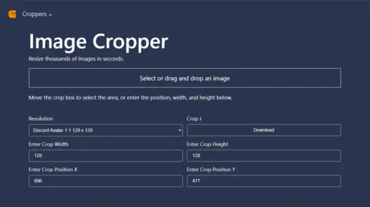 Gotoolio image cropper tools